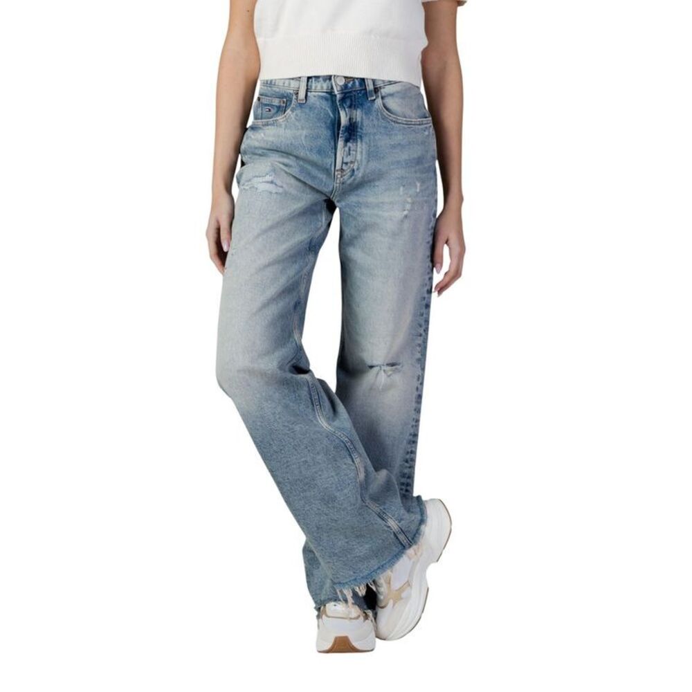 Tommy Hilfiger Jeans Light Blue Recycled Cotton Bootcut Women's Jeans